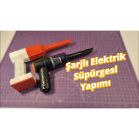 Şarjlı Süpürge-Pil Kutulu Versiyon-Plastik Parçaları